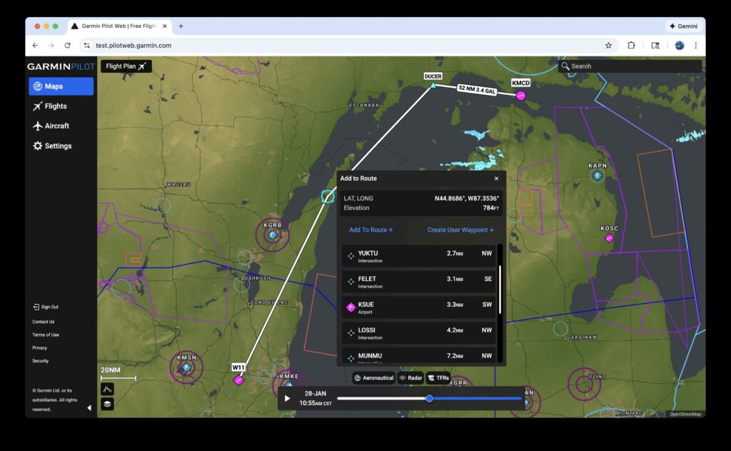 Garmin announces new GP Web Routing Features